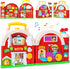 1-2 1-3, 12-18 1+ Toddler Toys for Year Old Boys & Girls, Farm Barn Montessori Busy Board, Early Educational Toy