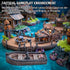 28mm CZYY DND Skiff Miniature Hand-Painted Resin Medieval Row Boat Fantasy Tabletop RPG Scatter Terrain for Wargames