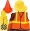 Gejoy 48 Pcs Kids Construction Birthday Party Supplies Kids Construction Hats and Vests