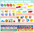 2.2' 60 JOYIN PCS Prefilled Pastel Eggs with Assorted Toys, Stuffed Toys for Easter Egg Hunt, Kids Basket Stuffer