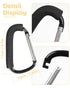 2 Pack Stroller Hooks, 6.3" Large Clip for Hanging Bags and Shopping, Stroller Accessories for Mommy