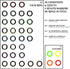 Citadel Black Health & Condition Rings, 80 Pack, Double Sided Black Plastic Rings for Dungeons and Dragons