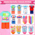 20 5.3 Inch 5 3 3 2 1 Backpack 1 1 1 1 1 5.3 6 Inch Pcs Doll Clothes & Accessories Include Dresses Outfits Tops