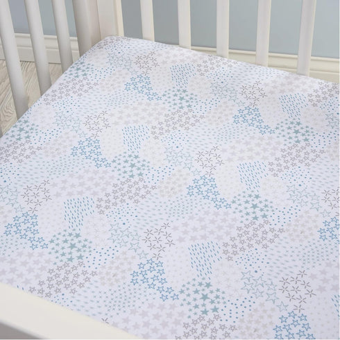 100% 28 52 Trend Lab Starry Night Fitted Crib SheetRainbow Fitted Crib Sheet for Baby Mattress, Made of Cotton, Fits a