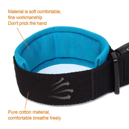 Anti Lost Safety Wrist Link, Child Safety Harness Strap, Rope Leash, Walking Hand Belt Band, 1.5m Blue Wristband