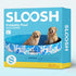 Swimming (63" 12") SLOOSH Foldable Dog Kiddie Pool - Portable Hard Plastic Kids Baby Doggie Pool, Anti-Slip Thick PVC