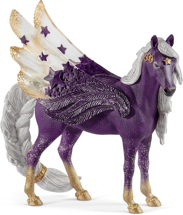 Schleich Bayala - 7 Star Pegasus Figurine with Starry Wings - Magical