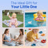 Doli Yearning Baby Bath Thermometer for Newborn & Infant - Floating Digital Water Temperature Monitor with Timer & LCD