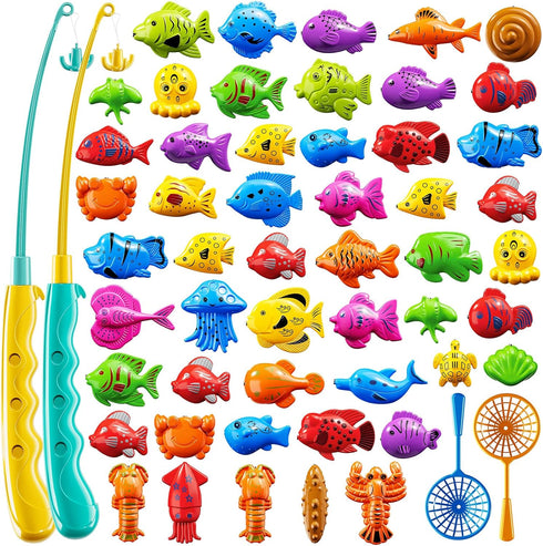 Magnet Fishing Game for Kids 3-5 4-8 - Fish Toys for Kids
