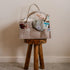 Parker Baby Diaper Caddy - Large Nursery Storage Bin and Car Organizer for Diapers and Wipes