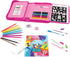 Set 50pc 6+ Make It Real: Creative Artist Suitcase Art - Zipper Binder Case, Gel Pens-Color Pencils-Acrylic