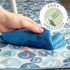 42 Inches 42 Inches, S&T INC. Baby Splat Mat for Under High Chair, Water Resistant Floor Mat, by Blue Alphabet