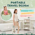 (12M-5Y) Toddler Bathtub for Shower Large Collapsible Portable Tub Converts Shower Stall to Bath Sturdy, Non-Slip