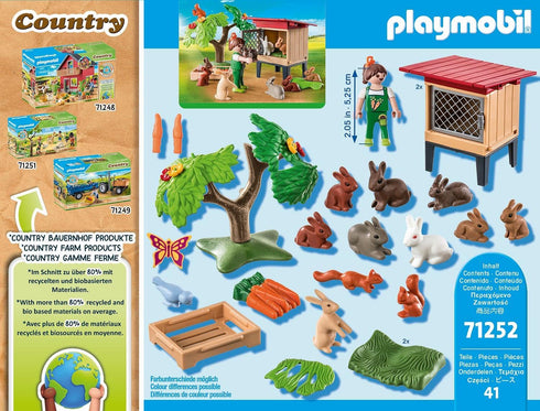 Playmobil Rabbit Hutch Playset for Kids