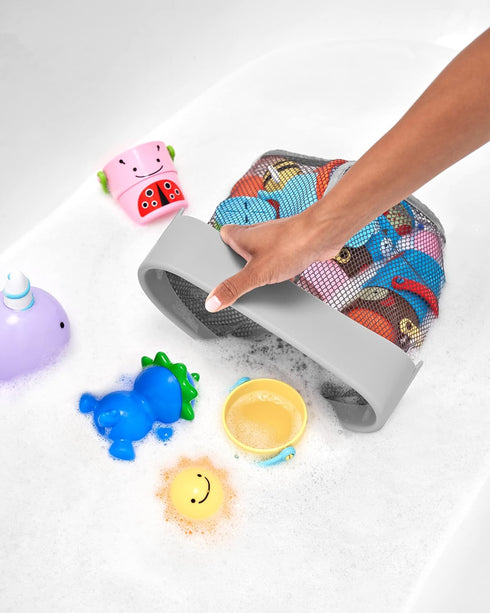 Skip Hop Moby Hanging Bath Toy Organizer Scoop, Grey by Skip Hop