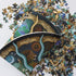 Moruska 500 Piece Puzzles for Adults - Zodiac Constellation Round Mandala Astrology Jigsaw Puzzle