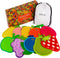 FITLZL Sensory Mats, Fruit Shaped, Assorted Textured Sensory Tiles for Kids and Autistic