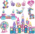 ASOK 181 Pcs Magnetic Building Blocks: STEM Educational Magnet Tiles for Kids' Creativity & Imagination
