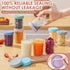 12 Pack 8 Oz 100% DRKIO Glass Baby Food Storage Containers - Baby Food Jars with Lids Baby Food Maker Microwave