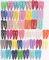 CÉLLOT 88 Pieces 2 Inch Snap Hair Clips - No Slip Metal Barrettes for Girls, Toddlers, Kids, Women