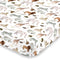 NoJo Water Color Jungle Friends Tan, Brown & Grey Fitted Super Soft