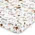 NoJo Water Color Jungle Friends Tan, Brown & Grey Fitted Super Soft