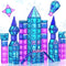 Paaxido Magnetic Tiles, 102 Pieces Diamond Magnetic Building Blocks for Girls, Princess