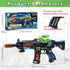 DaoDaoZhu 3 4 5 6 7 Dinosaur Light Up Toy Gun with Sound Effects, Noise-Making Gun Toys for Kids Indoor/Outdoor Play