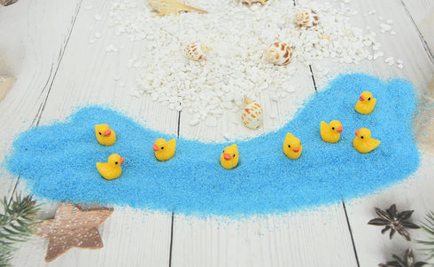 70 Pcs Mini Resin Ducks - Tiny Ducks Miniature Ornaments for Slime, Dollhouse, Garden Decoration (Mixed Duck)
