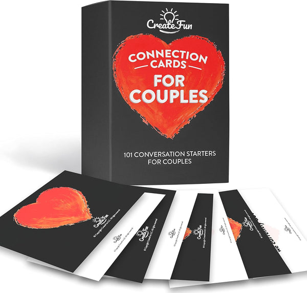 Conversation Cards for Couples - 101 Starter Cards for Engaging and Thought-Provoking Conversations