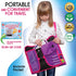 Kids Travel Tray, Waterproof Car Tray for Kids, Lap Desk with Storage for Toddler Travel