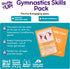 Pack 22 Shuffle Up Gymnastics Games Skills - Family Games with New Fun & Active Skills Cards for Kids, Gymnastics