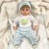 16" Set 3 Realistic Reborn Dolls Boy, Lifelike Silicone Vinyl Baby Realistic Baby Dolls Toys Looks Real with Weighted