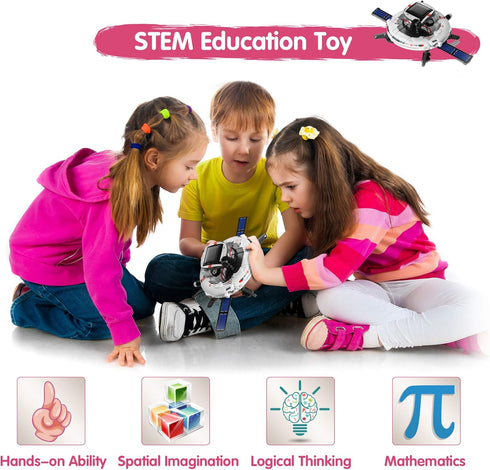 Solar Robot Toys 6 in 1 STEM Learning Kits, Educational Space Exploration Fleet for Kids Aged 8-12