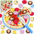 Wooden Pizza Toys for Kids - 24Pcs Cutting Toy Pizza Play Food Set for 3-5 Year Old Toddlers