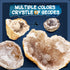 Geodes with Crystals Break Open 10 Premium Geode Kit - STEM Educational Crystal Toys for Boys and Girls