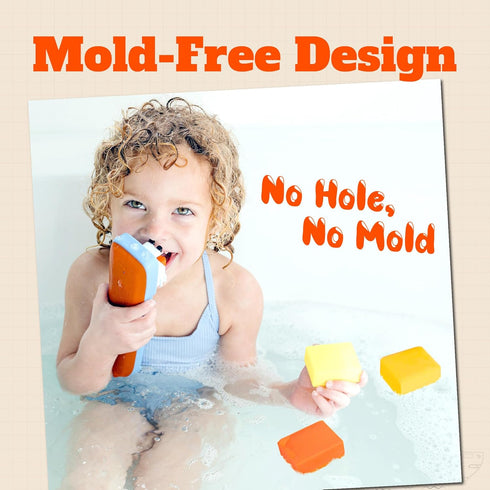 0 SplashEZ Bath Toy Boat for Kids & Toddlers | Mold Free Cargo Ship Toy for Bathtub Play with No Hole for Water | Ideal