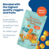6 Amara Smoothie Melts - Mango Carrot - Baby Snacks Made With Fruits and Vegetables - Healthy Toddler Snacks For Your