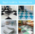 12 16 Gangdise PCS Thickened Plush Interlocking Floor Mat Fluffy Square Tiles EVA Foam Matswith Edgings Soft Anti-Slip