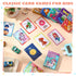 28 Pack Set Zubebe Kids Card Games Gifts Bulk Classic Playing Card Game for Kids Includes Go Fish, Old Maid, Crazy