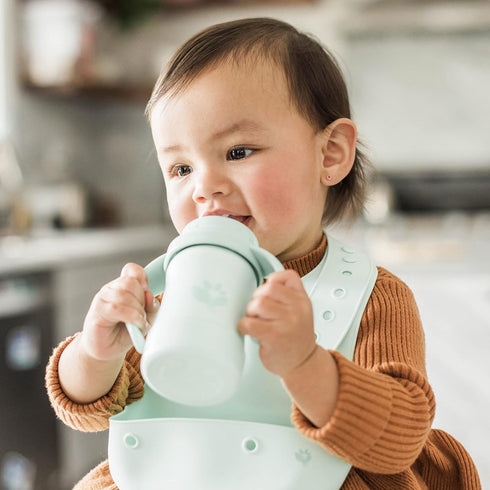 6oz., 6mo+, Green Sprouts Sprout Ware Sip & Straw Plant-plastic, Platinum-cured Silicone, Dishwasher Safe, Grows