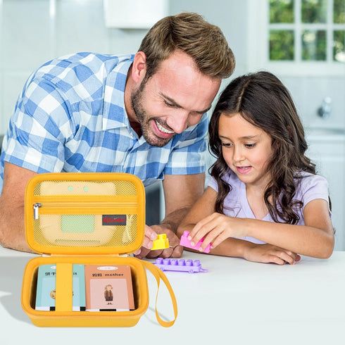 Kids Toddler Talking Flash Cards Learning Toys with Carrying Case for Speech Therapy Autism Sensory
