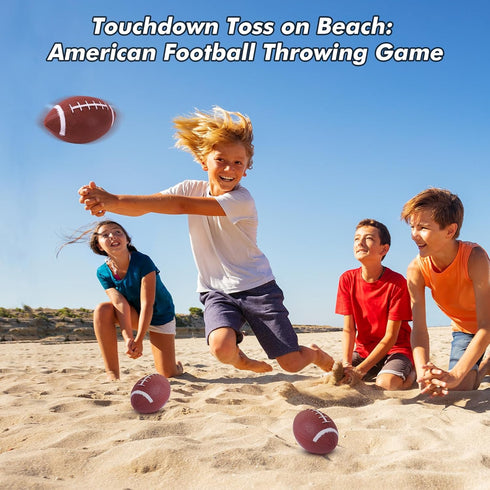 Throwing Target Game for American Football, Outdoor Fun for Kids 6-12, Perfect for Parties and Gatherings