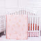 La Premura Boho Rainbow Baby Nursery Crib Bedding Set, 3 Piece Standard