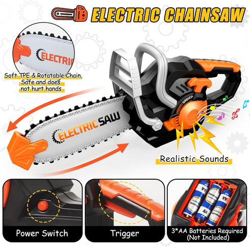 Set 48 Set 3 4 5 6 7, Kids Tool Toys, Pcs Toddler Tool with Portable Tool Box, Electronic Toy Drill & Electric