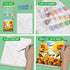 Set, Wings Giant Paint by Numbers Kit for Kids, Flower Crafts and Fun, Acrylic Paint Canvas Painting Kit, Include