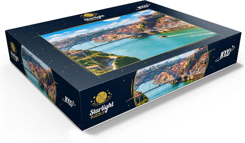 MyPuzzle Picturesque Colorful View of The Old Town of Porto, Portugal - 1000 Piece Premium Jigsaw Puzzle for Adults