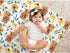 Buerhanerry 30"x40" Sunflower Highland Cow Baby Blanket for Unisex, Soft Double Layer Minky with Dotted Backing, Floral