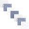 Hudson Baby Unisex Baby Cotton Flannel Receiving Blankets Bundle, Cloud Mobile Blue,