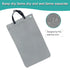 wegreeco Reusable Hanging Wet Dry Cloth Diaper Bag - Stylish Grey Design